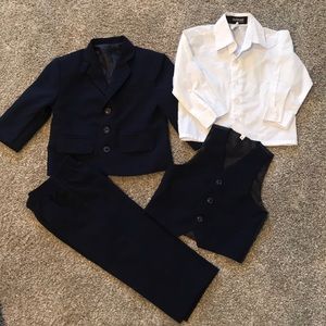Navy Blue Toddler Suit